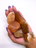 Honey Calcite Large Tumble