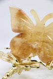 Honey Calcite Butterfly